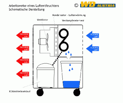 wie funktioniert Luftentfeuchter