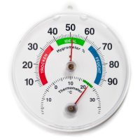 Analoges Hygrometer und Thermometer